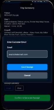 PDF & Bluetooth Receipts